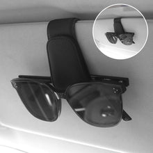 Anwlki Auto Sonnenbrillenhalter Schwarz Leder 2er Pack