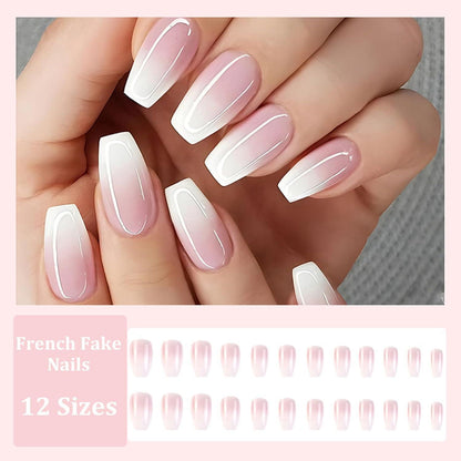 French Press on Nails - Rosa Ballerina Gel Nägel Zum Aufkleben