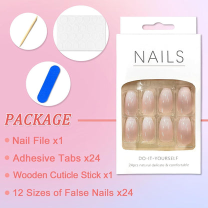 French Press on Nails - Rosa Ballerina Gel Nägel Zum Aufkleben