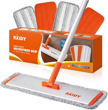 Professioneller Bodenwischer Set 45CM 4 Wisch Pads Wischmopp