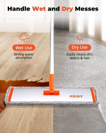 RXIDY Bodenwischer Wischmopp Set mit 4 Pads und
