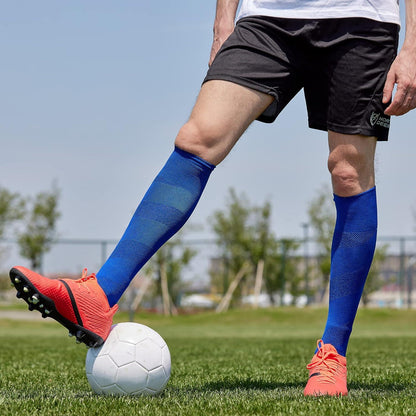 Kinder Herren Stutzen Fußballstutzen Stegstrümpfe Sleeve Fußballsocken