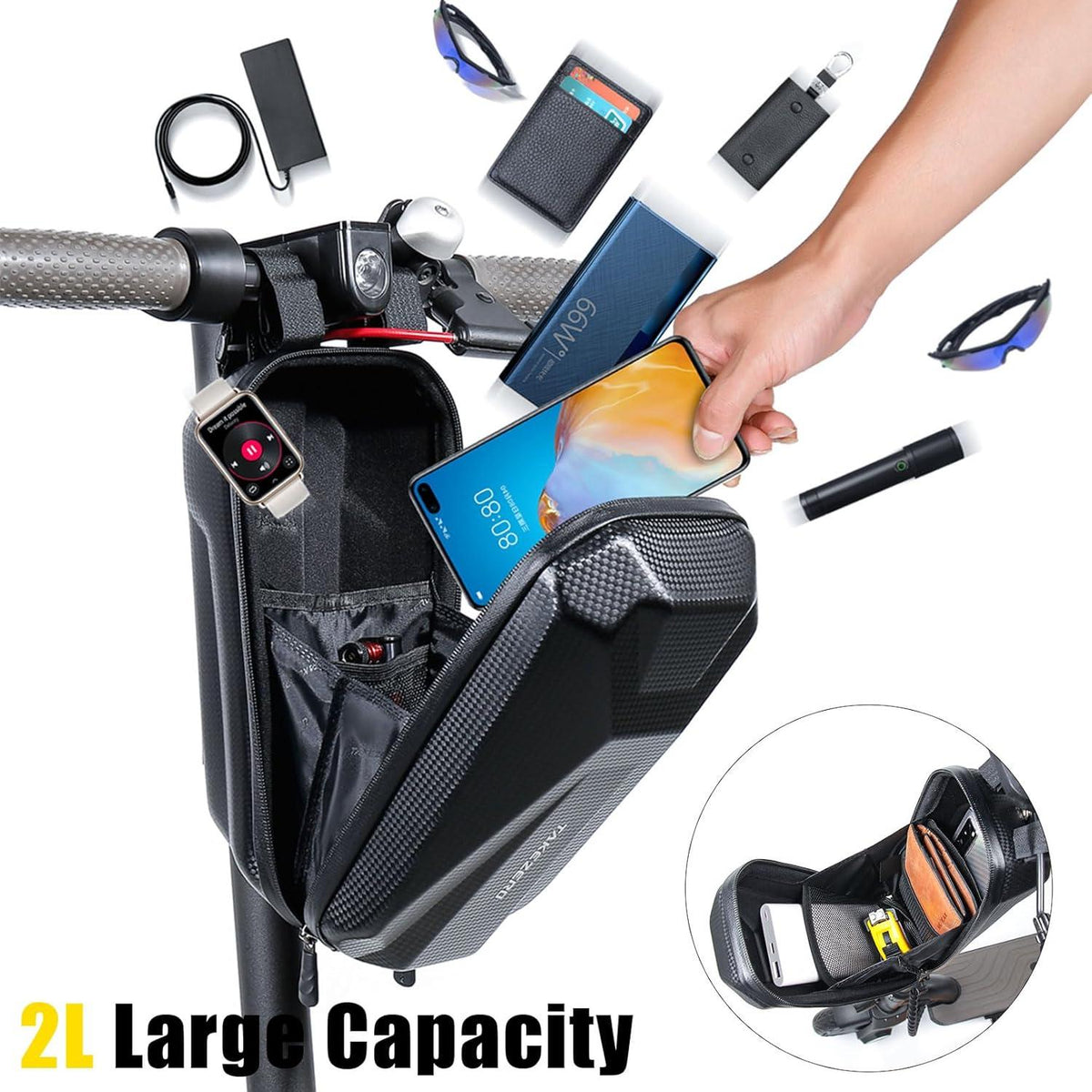 Scooter Tube Bag Aufbewahrungstasche für Elektroroller Xiaomi MI M365 & Segway