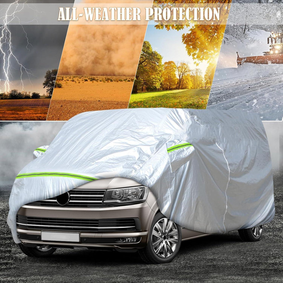 Autoabdeckung Wasserdicht VW T5 T6 LWB Transporter