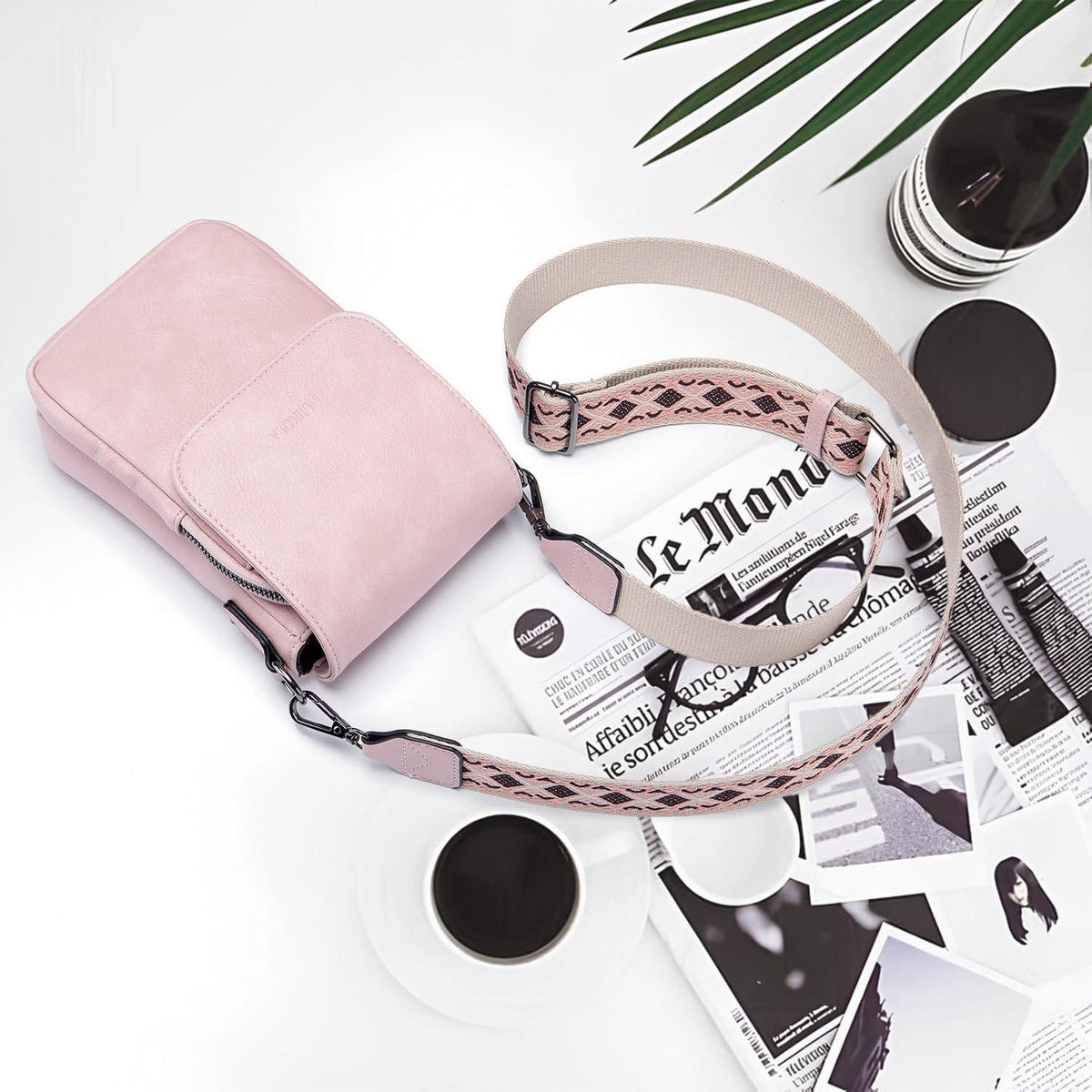MUIIKOLA Damen Handytasche RFID Umhängetasche große Kapazität