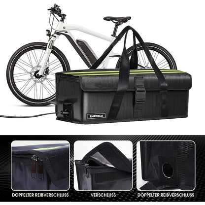 Feuerfeste Ebike Akkutasche – Sicherer Transport & Laden