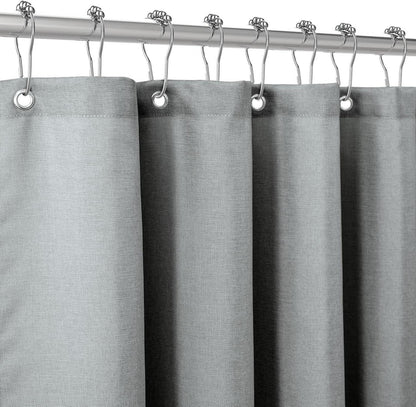 Duschvorhang Leinen Metall Duschvorhangringe Stoff Textil