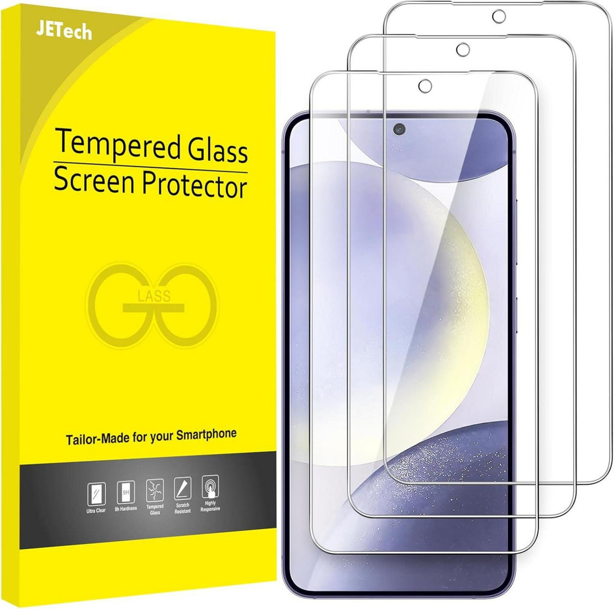 Schutzfolie für Samsung Galaxy S24 Plus 5G 6,7 Zoll - 9H Glas