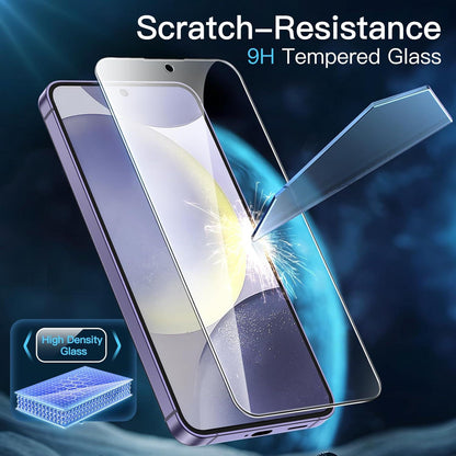 JETech Schutzfolie Samsung Galaxy S24+ Plus 6,7 Zoll Displayschutz 9H 3 Stück
