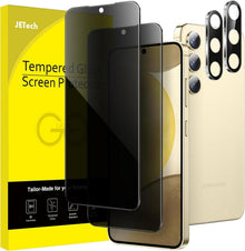 JETech S24 5G 6,2 Zoll Sichtschutz Gehärtete Glasfolie 2 Stück