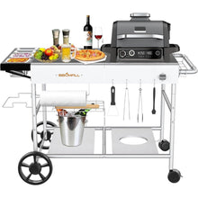 Grillwagen mit Arbeitsfläche und Gewürzbehältern