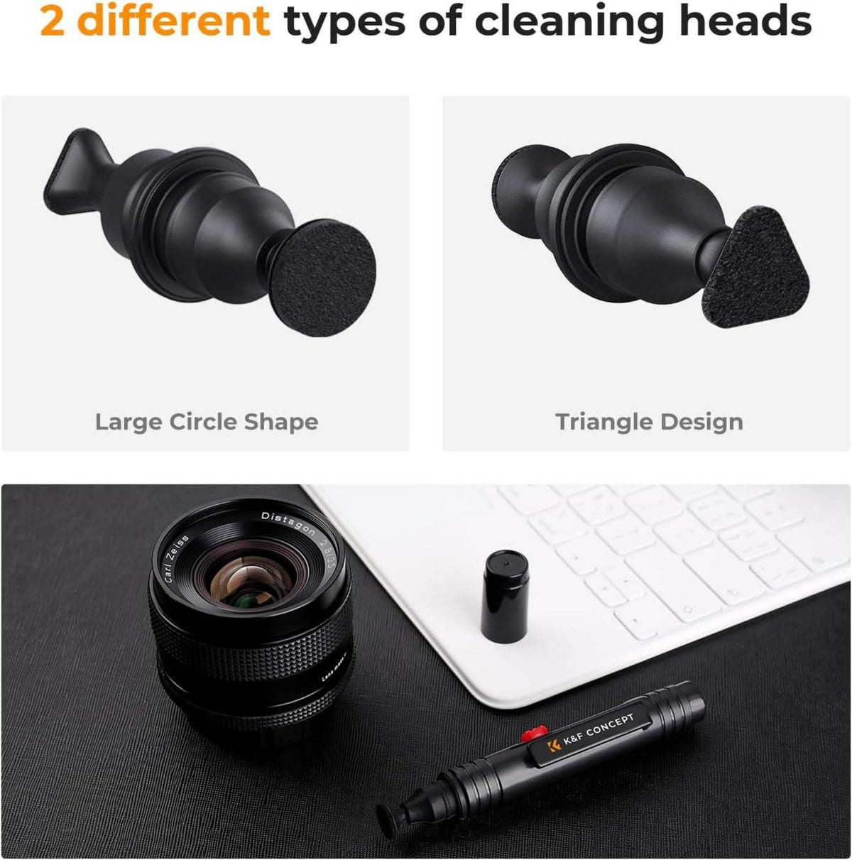 3X Objektiv Reinigungsstift Weiche Spezial Reinigung für DSLR Kamera