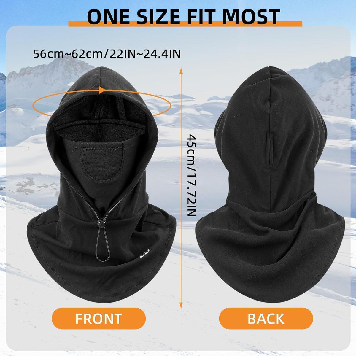 Sturmhaube Winter Herren Damen – Winddicht & Warm für Outdoor