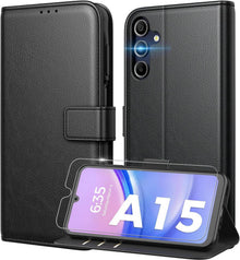 Handyhülle für Samsung Galaxy A15 5G Schwarz RFID Schutz