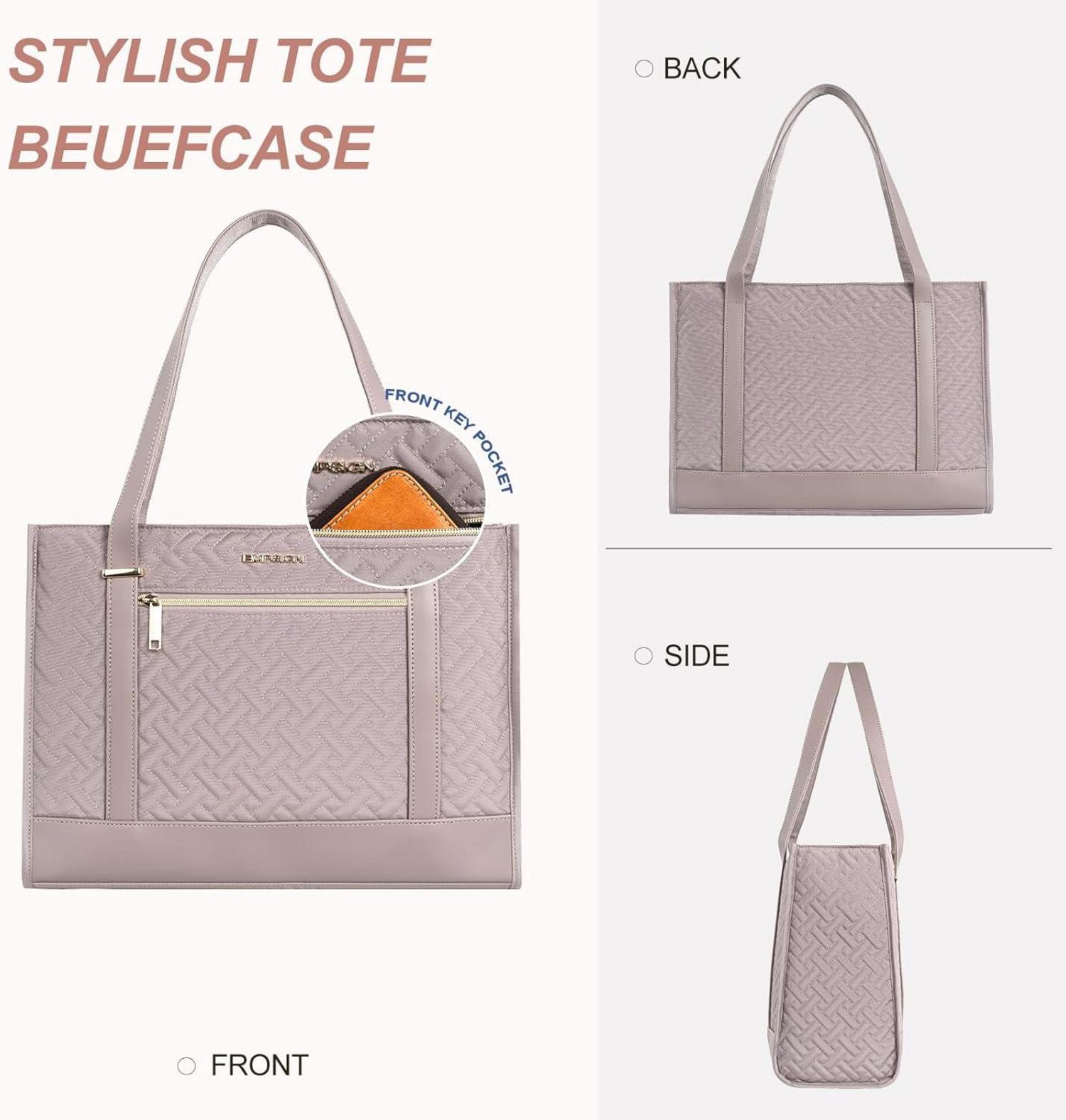 Laptop Handtasche Damen 15,6 Zoll Aktentasche Leichte Tote Bag