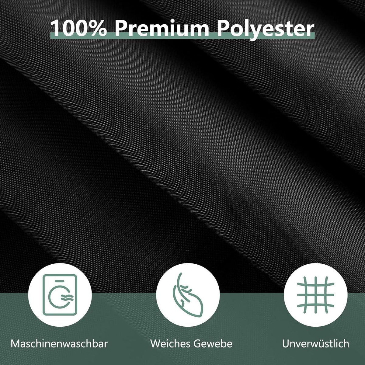 Anti-Schimmel Duschvorhang PVC Textil 180x220 cm antibakteriell