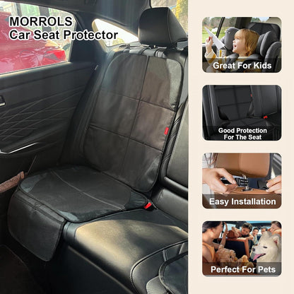 2er Set Autositzschoner wasserdicht mit Netztaschen für SUV & Limousine