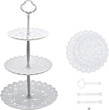 Anseom Tortenständer 3 Ebenen Cupcake Dessertsturm Halter