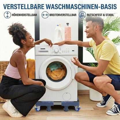 Waschmaschinen Untergestell mit Rädern – Höhenverstellbar & Stabil