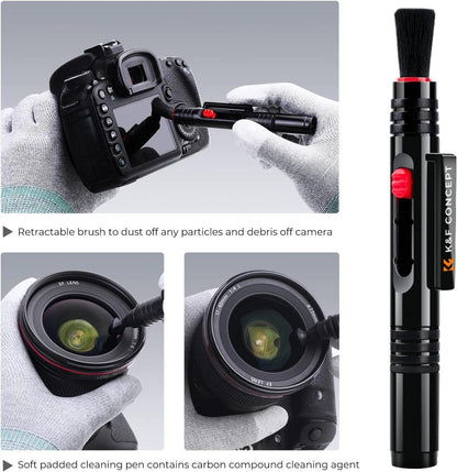 Kamera Reinigungsset 10 in 1 für DSLR Objektive Filter Handy Lens Pen & Blasebalg