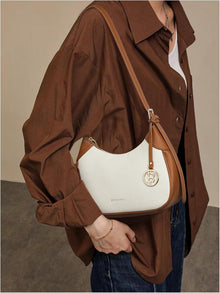 BOSTANTEN Damen Handtasche Klein Beige Braun Vegan Leder
