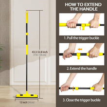 Gummibesen mit Stiel 134 cm, SilikonBesen Innen & Abzieher