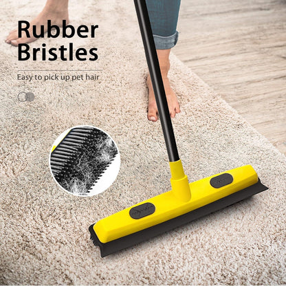 Gummibesen 134cm Silikon Stiel Abzieher Haare Katzen Hunde