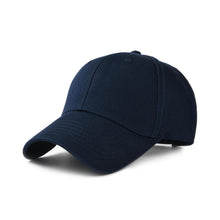 Marineblaue Baumwoll Basecap – Verstellbare Baseballkappe Unisex