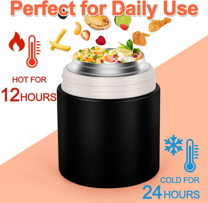Dorblely Thermobehälter 600ml Edelstahl Vakuumisoliert