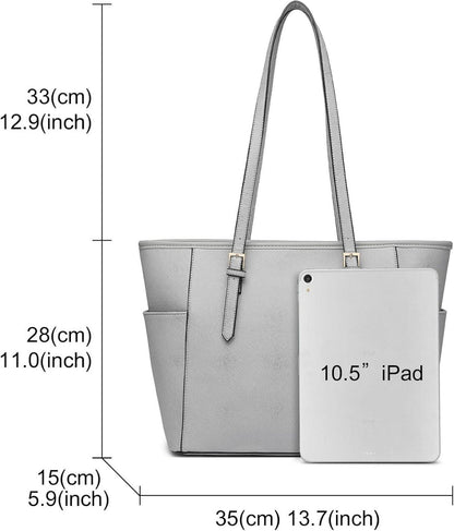 Miss Lulu Damen Handtasche Groß Shopper Schultertasche