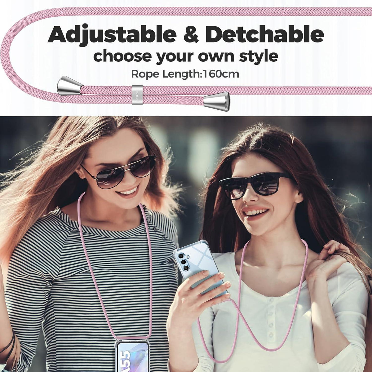 Handykette Samsung Galaxy A55 5G Hülle Band Necklace Stoßfest