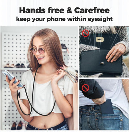 Caslord Handykette Samsung Galaxy A55 5G Hülle Schwarz