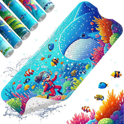 Rutschfeste Badewannenmatte Kinder 100x40cm – Sicher & Komfortabel