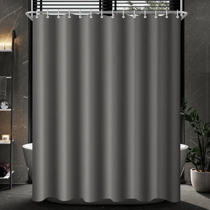 Antischimmel Duschvorhang Dunkelgrau 280x200cm Polyester
