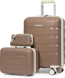 Koffer Set 3tlg Hartschale TSA-Schloss 4 Rollen Handgepäck-Set