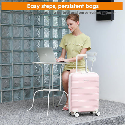 Joyway Kofferset 3-teilig Hartschale 4 Rollen TSA-Schloss Handgepäck-Set