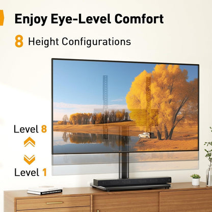TV Standfuss Schwenkbar für 24-55/60 Zoll Fernseher VESA