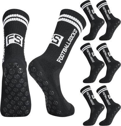 Kinder Fußball Socken Anti Rutsch 3 Paare Sportsocken Rutschfeste