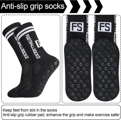 Kinder Fußball Socken Anti Rutsch 3 Paare Sportsocken Rutschfeste