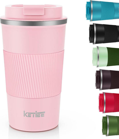 Thermobecher KETIEE Kaffeebecher to go 510ml Isolierbecher Vacuum