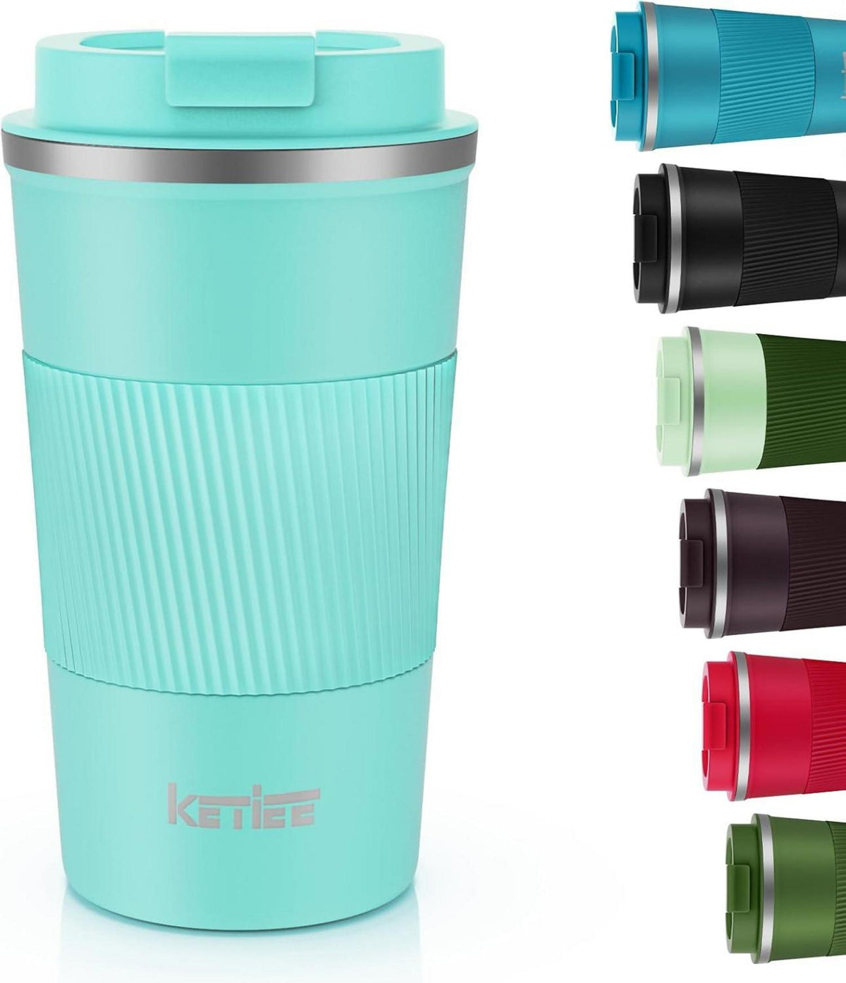 Thermobecher Kaffee-to-go 510ml Doppelwandig Türkis