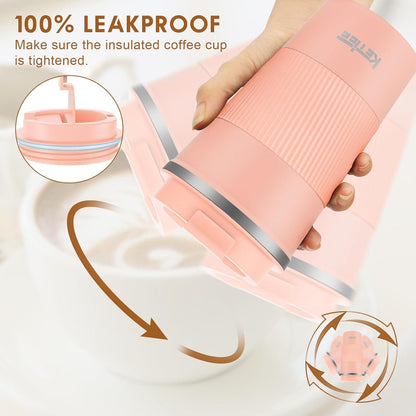 Thermobecher Kaffee to go 510ml Doppelwandig Orange