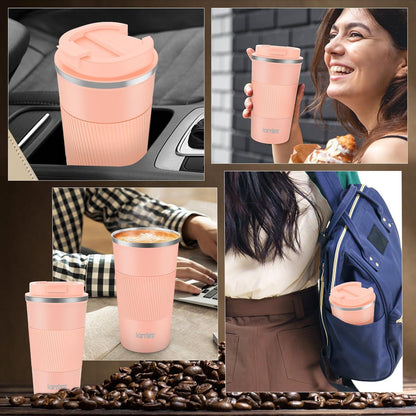 Thermobecher to go 510ml Kaffeebecher Thermo Orange Isolierbecher
