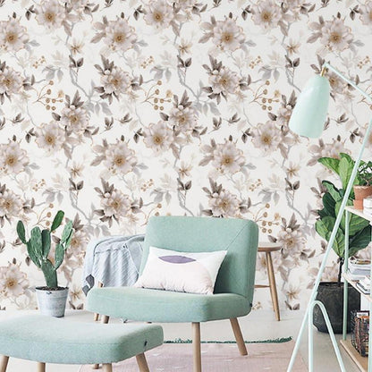 Selbstklebende Blumen Tapete PVC