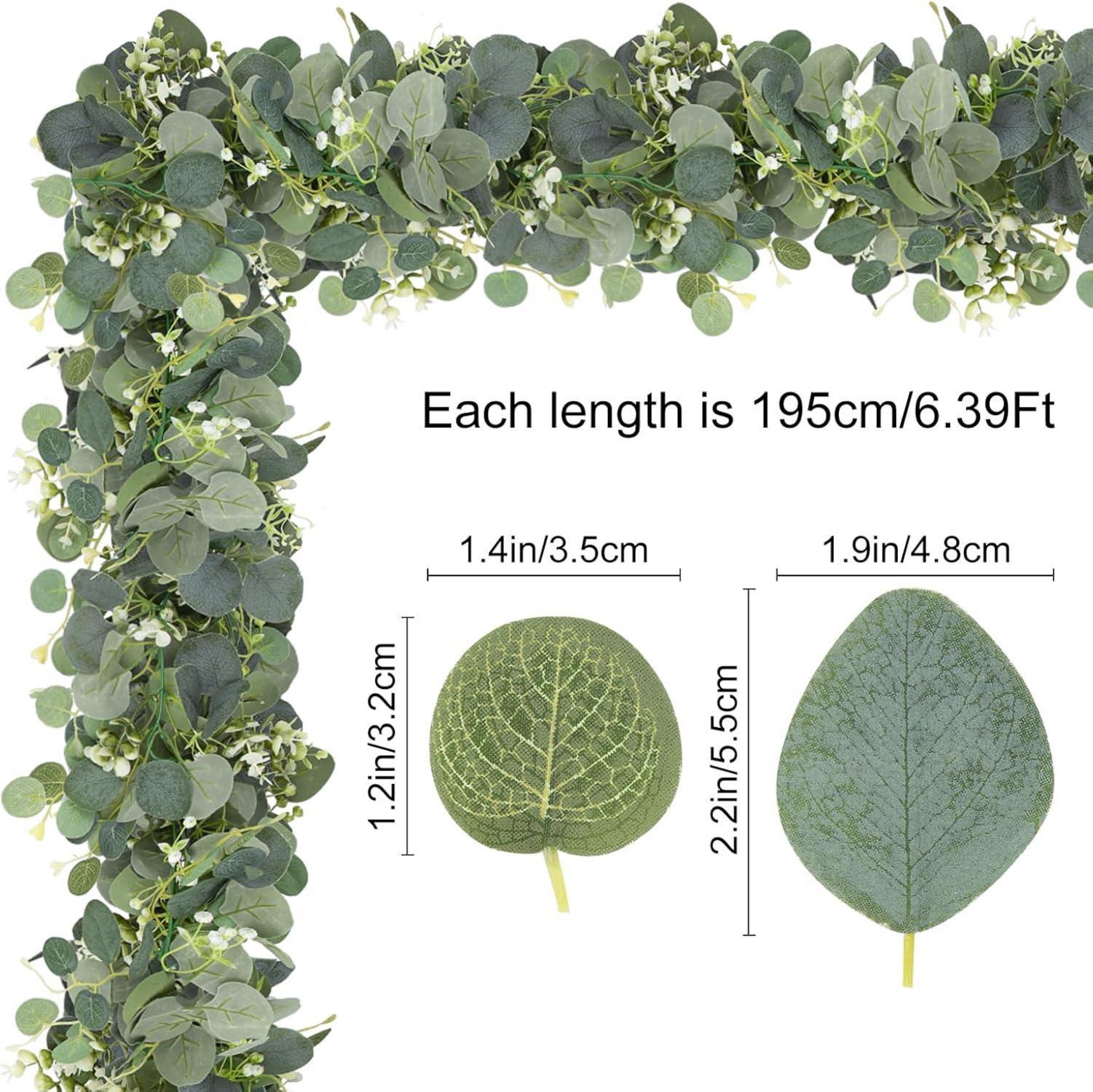 Künstliche Eukalyptus Girlande 1,95m - 2 Stück - Hochzeit