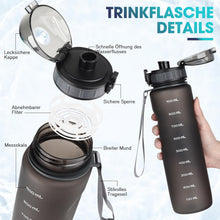 AOPREL 1L Sport Trinkflasche BPA Frei Wasserflasche