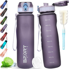 Sport Trinkflasche 1L BPA Frei Auslaufsicher für Outdoor, Schule