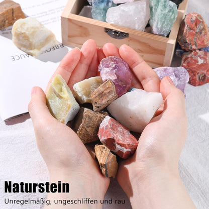 1300g Kristalle Heilsteine Set 30-35 Stück Madagaskar Stein