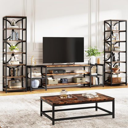 6-Ebenen Bücherregal Industrie Design 200cm