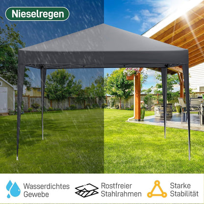 3x3m Faltpavillon – Stabil, Wasserdicht & UV-Schutz